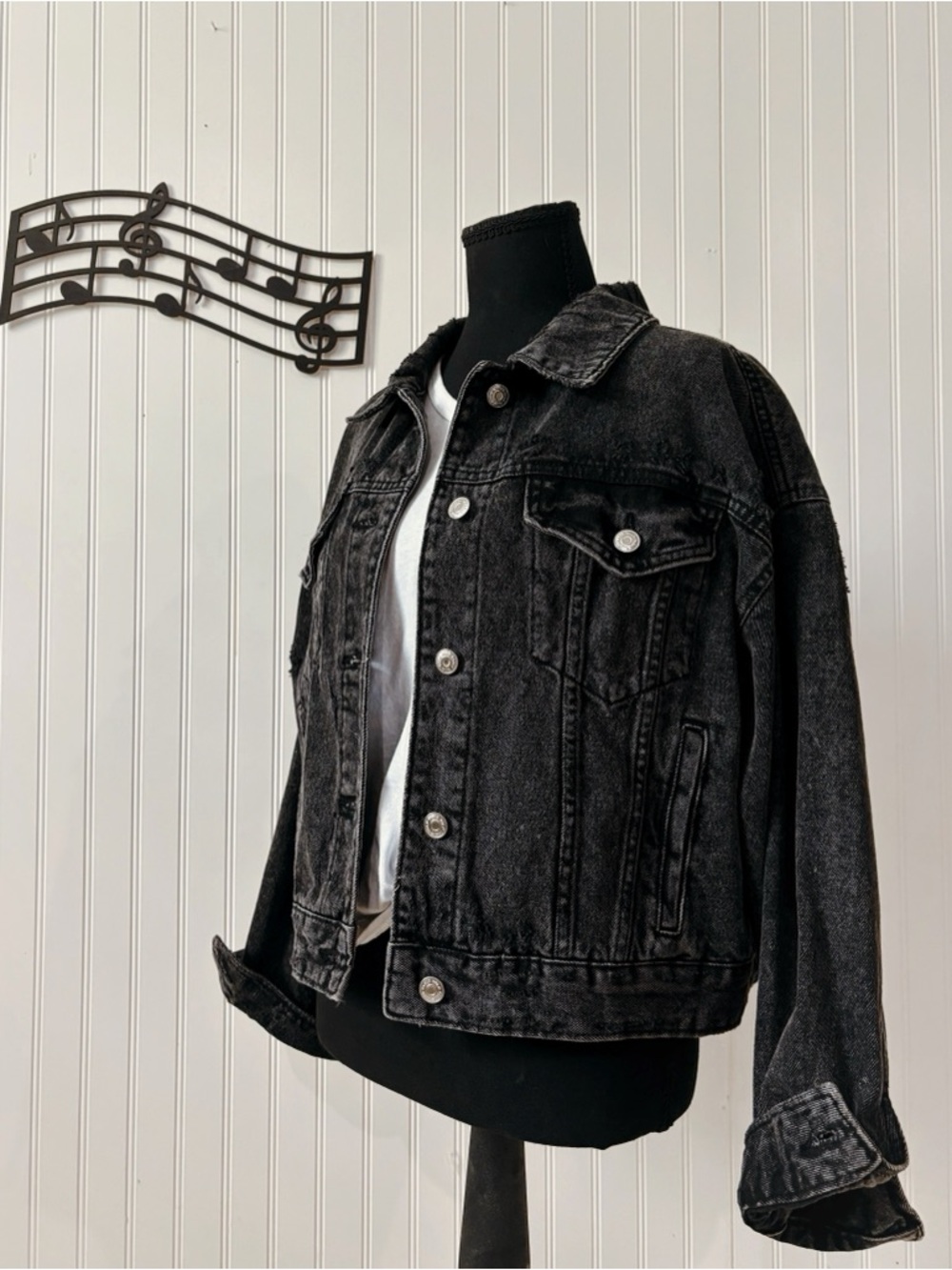 ✨ Alice In Chains custom denim jacket - Picture 3 of 4